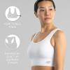 imageNew Balance Seamless Longline Sports Bra with Enhanced Support StrapsBold Citrus