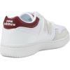 imageNew Balance Unisex Adult BB480 V1 Court SneakersWhiteClassic Crimson