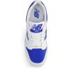 imageNew Balance Unisex Adult BB480 V1 Court SneakersWhiteCobalt BlueWhite
