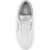 imageNew Balance Unisex Adult BB480 V1 Court SneakersWhiteGrey Matter