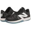 imageNew Balance Unisex FuelCell 4040 V7 Turf Trainer Baseball Shoe BlackOptic White 10 US Men