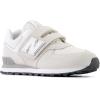 imageNew Balance UnisexChild 574 Core Hook ampamp Loop SneakerNimbus CloudWhite