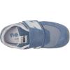 imageNew Balance UnisexChild 574 Newb V2 Familiar Ground Hook and Loop SneakerMercury BlueWhite