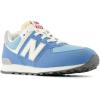 imageNew Balance UnisexChild 574 V1 70s Racing Laceup SneakerBlueWhite