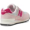 imageNew Balance UnisexChild 574 V1 70s Racing Laceup SneakerCrystal PinkCarnival Pink