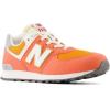 imageNew Balance UnisexChild 574 V1 70s Racing Laceup SneakerGulf RedWhite