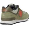 imageNew Balance UnisexChild 574 V1 Season Laceup SneakerDark OlivineInfield Clay