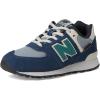 imageNew Balance UnisexChild 574 V1 Season Laceup SneakerNb NavySlate Gray