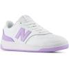 imageNew Balance UnisexChild Bb80 V1 Laceup SneakerWhiteLilac Glo