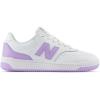 imageNew Balance UnisexChild Bb80 V1 Laceup SneakerWhiteLilac Glo
