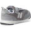 imageNew Balance UnisexChild Kids 515 Newb Hook ampamp Loop SneakerSlate GreyWhite