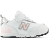 imageNew Balance UnisexChild Kids 515 Newb Hook ampamp Loop SneakerWhiteShell Pink