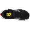 imageNew Balance UnisexChild Rave Run V2 Bungee Lace with Top Strap ShoeBlackBlast RedTeam Sky Blue