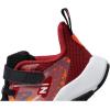 imageNew Balance UnisexChild Rave Run V2 Bungee Lace with Top Strap ShoeBlackTrue RedBlaze Orange