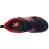 imageNew Balance UnisexChild Rave Run V2 Bungee Lace with Top Strap ShoeBlackTrue RedBlaze Orange
