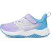 imageNew Balance UnisexChild Rave Run V2 Bungee Lace with Top Strap ShoeLilac GloSky BluePixel Green