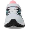 imageNew Balance UnisexChild Rave Run V2 Bungee Lace with Top Strap ShoeQuartz GreyUltra PinkCyber Jade