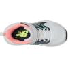 imageNew Balance UnisexChild Rave Run V2 Bungee Lace with Top Strap ShoeQuartz GreyUltra PinkCyber Jade