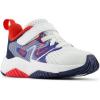 imageNew Balance UnisexChild Rave Run V2 Bungee Lace with Top Strap ShoeTeam RoyalWhiteTrue Red