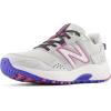 imageNew Balance Womens 410 V8 Trail Running ShoeGrey MatterMarine BlueScorpio