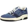 imageNew Balance Womens 550 SneakersNavyHeron BlueAngora