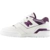 imageNew Balance Womens 550 SneakersWhiteReflectionMidnight Violet