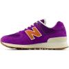 imageNew Balance Womens 574 V2 Sea Salt SneakerConcord GrapeInfield ClaySea Salt