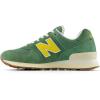 imageNew Balance Womens 574 V2 Sea Salt SneakerMallard GreenGinger LemonSea Salt