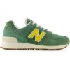 imageNew Balance Womens 574 V2 Sea Salt SneakerMallard GreenGinger LemonSea Salt