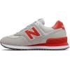 imageNew Balance Womens 574 V2 Spring SneakerGrey Grey Red Grey Red