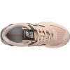 imageNew Balance Womens 574 V2 Spring SneakerPink Pink Black Pink Black