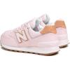 imageNew Balance Womens 574 V2 Spring SneakerPink Pink Sca