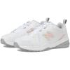 imageNew Balance Womens 608 V5 Casual Comfort Cross TrainerWhitePink