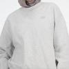 imageNew Balance Womens Athletics French Terry Crew SweatshirtAsh Heather