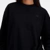 imageNew Balance Womens Athletics French Terry Crew SweatshirtBlack