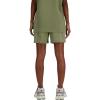 imageNew Balance Womens Athletics French Terry ShortDark Olivine