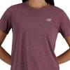 imageNew Balance Womens Athletics TShirtLicorice Heather