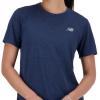 imageNew Balance Womens Athletics TShirtNb Navy Heather
