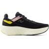 imageNew Balance Womens Fresh Foam X 1080 V13 Running ShoeBlackOrb PinkGinger Lemon