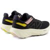 imageNew Balance Womens Fresh Foam X 1080 V13 Running ShoeBlackOrb PinkGinger Lemon