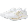 imageNew Balance Womens FuelCell Rebel V3 Running ShoeWhiteGold MetallicLight Gold Metallic