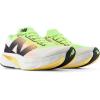 imageNew Balance Womens FuelCell Rebel V4 Running ShoeWhiteBleached Lime GloHot Mango