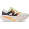 imageNew Balance Womens FuelCell Supercomp Elite V4 Running ShoeWhiteBleached Lime GloHot Mango