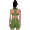 imageNew Balance Womens Nb Sleek Medium Support Pocket Sports BraDark Olivine