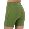 imageNew Balance Womens Nb Sleek Pocket High Rise Short 6quotDark Olivine