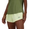 imageNew Balance Womens RC Short 3 inchesLimelight