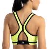 imageNew Balance Womens Seamless Racerback Sports Bra with Allover Texture and Engineered BreathabilityBlack