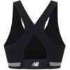 imageNew Balance Womens Seamless Racerback Sports Bra with Allover Texture and Engineered BreathabilityBlack