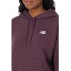 imageNew Balance Womens Sport Essentials Fleece HoodiePlum Brown