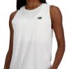 imageNew Balance Womens Sport Essentials Heathertech TankWhite